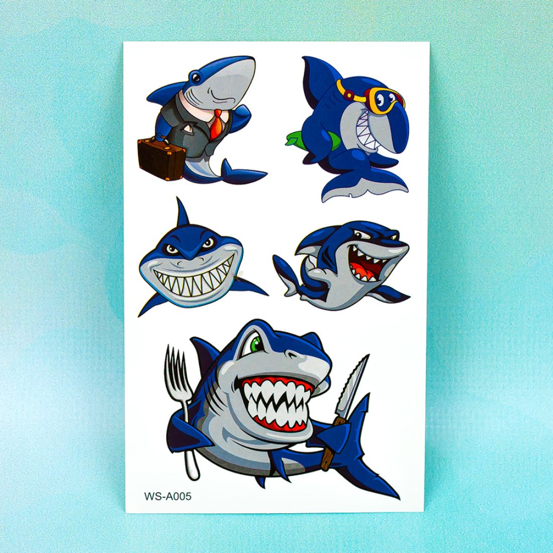 Дитячі татуювання Акули WS-A005