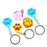 Брелоки гумові Лапки кольорові 9 см