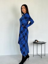 Оригінальна демісезонна сукня у клітину 270530-2 - Innoe