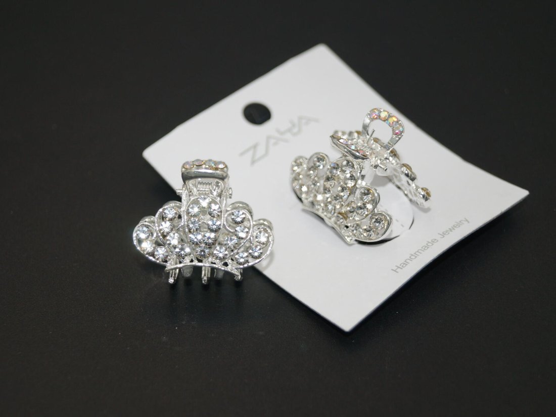 Металевий краб для волосся. 2.5 см.