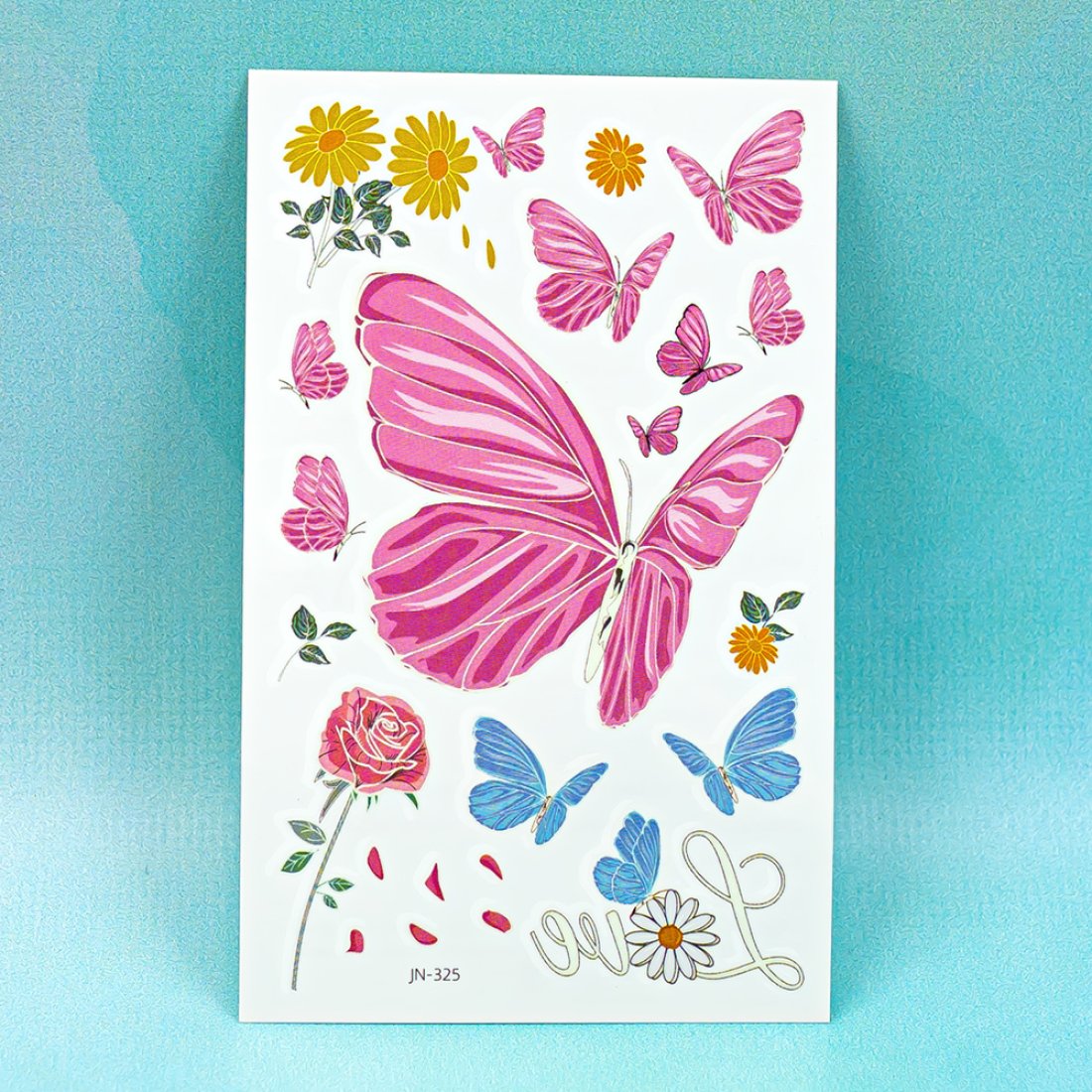 Дитячі перекладні татуювання Метелики JN-325