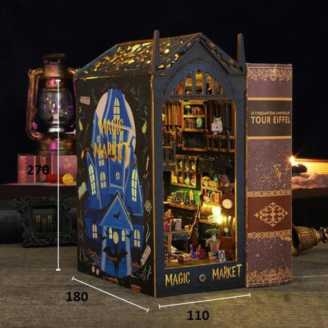 3D Бук Нук Магічний магазин Magic Market Book Nook Румбокс