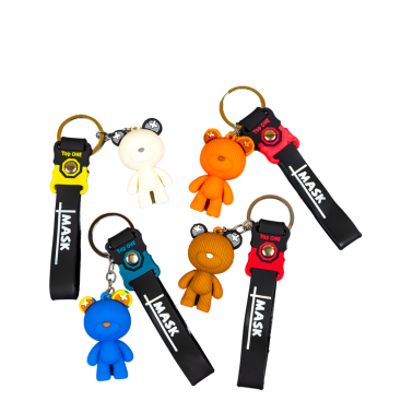 Брелоки Ведмедики кольорові гумові 10,5 см - Купити