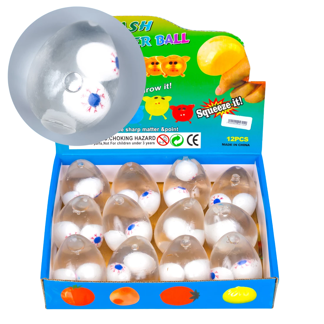 Антистрес-лізун Очі 7 см