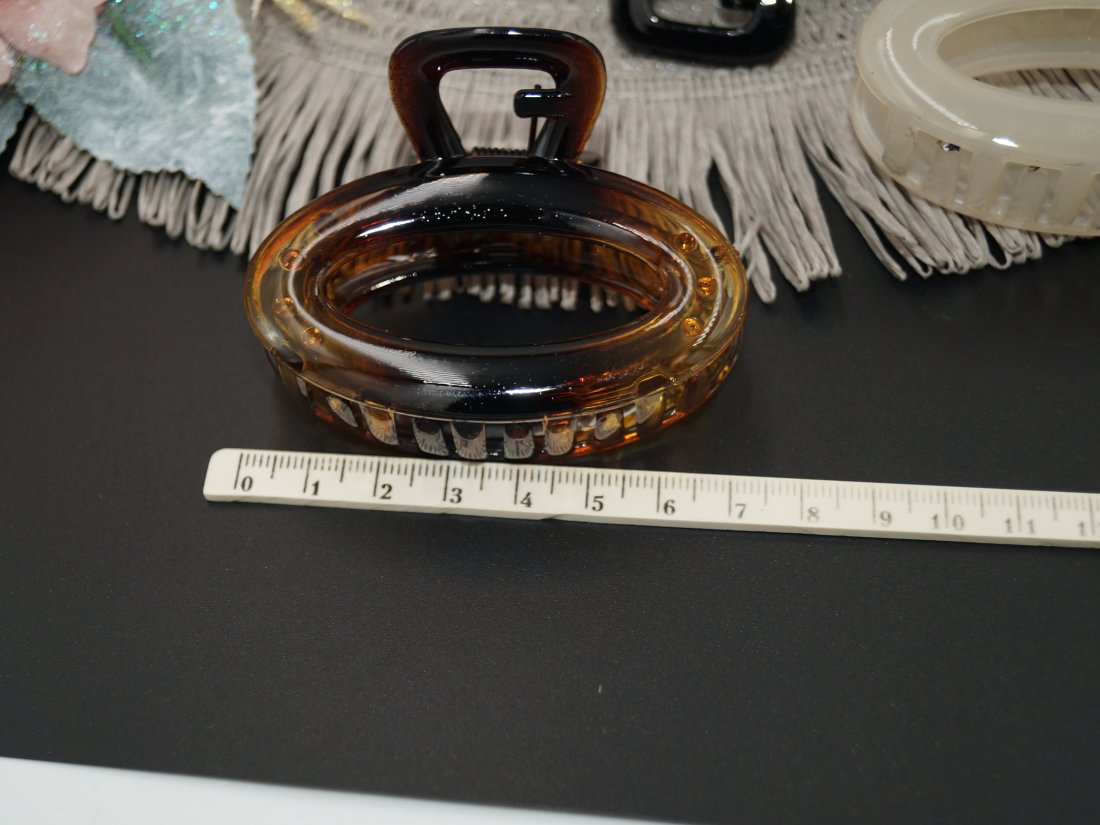 Краби для волосся 7 см. - Кристалік