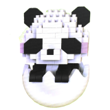 Конструктор Tumbler Building Blocks Панда 6 см