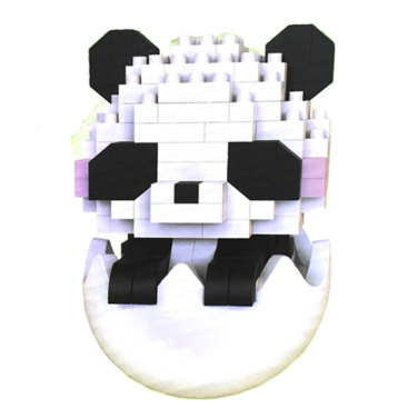 Конструктор Tumbler Building Blocks Панда 6 см - Купити