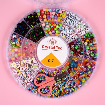 Набір бісеру для плетіння браслетів Квітконіс 19 см - Купити