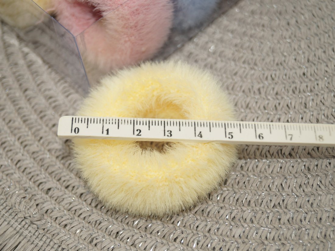 Резинки для волосся. Штучне хутро. - Кристалік