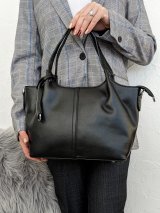 Стильна сумка Everyday Line з екошкіри для щоденних образів INNOE 350011-3 Чорний