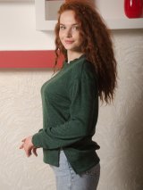 Зелений светр 550015 - Innoe
