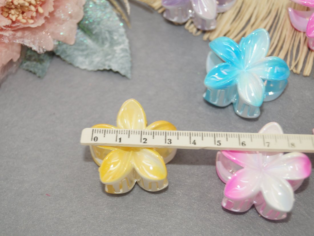 Краби для волосся 3.5 см. - Кристалік