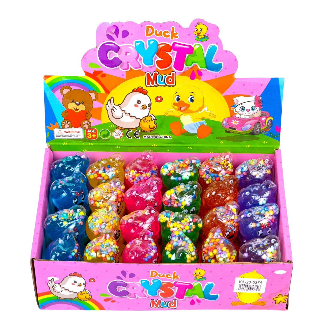 Слайм Мишка 7,5 см, 53 г - Pobut