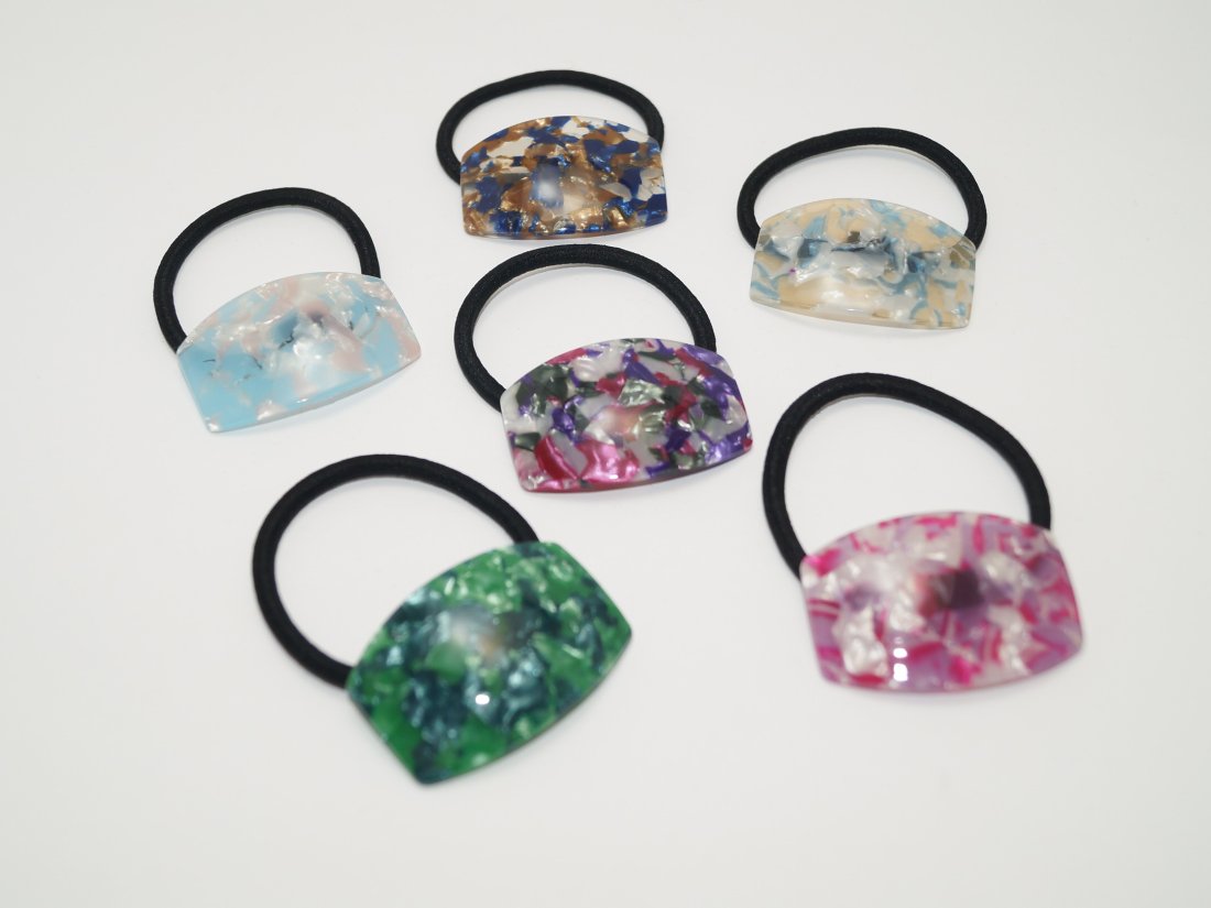 Резинки для волосся. Французький пластик. - Купити