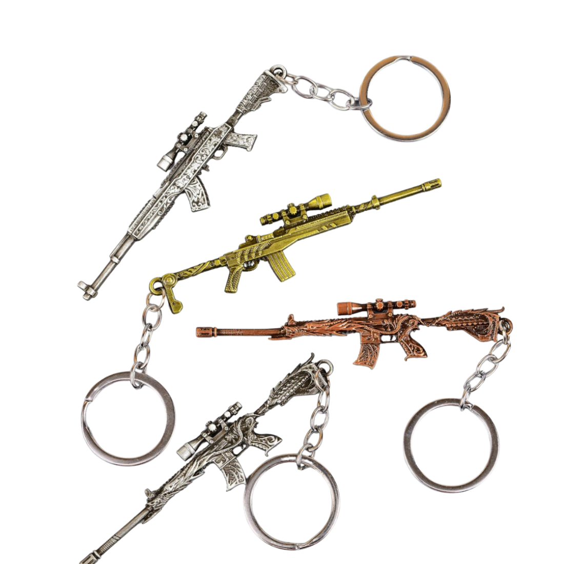 Брелоки гвинтівки Наріз металеві 15,5 см