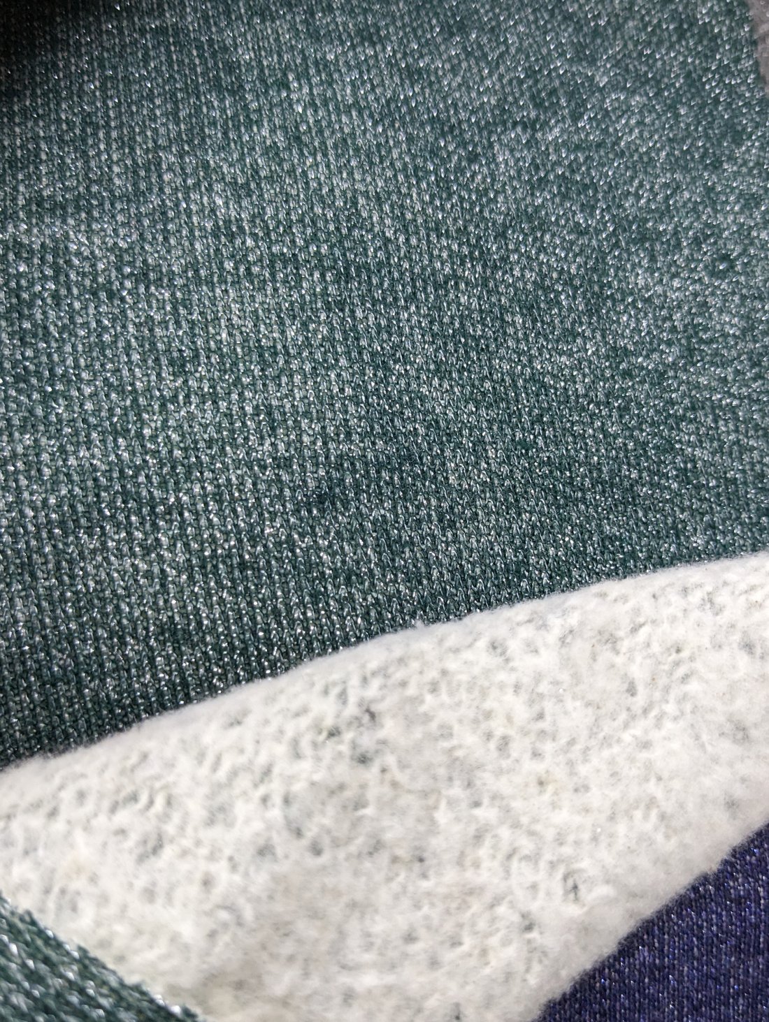 Тепле жіноче плаття-худі з турецької тринитки люрексом і начосом INNOE 270587-1Зелений