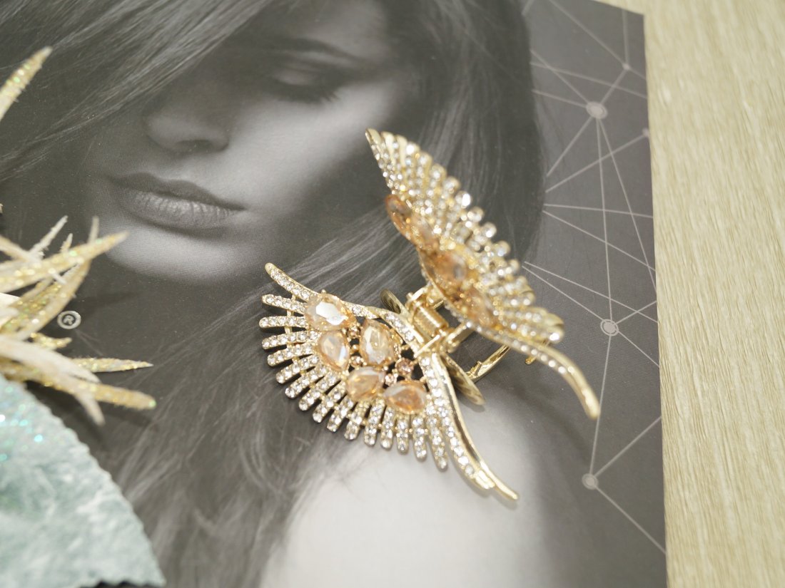 Металеві краби для волосся. &quot;ZAYA&quot; 6 см.