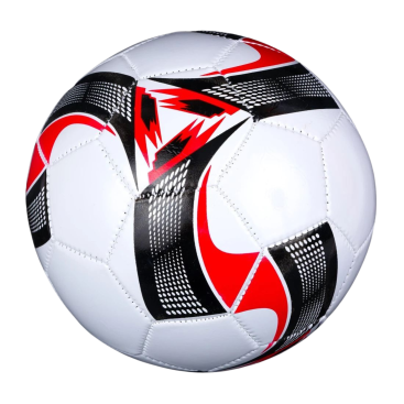 М'яч футбольний біло-червоний 68 см - Купити