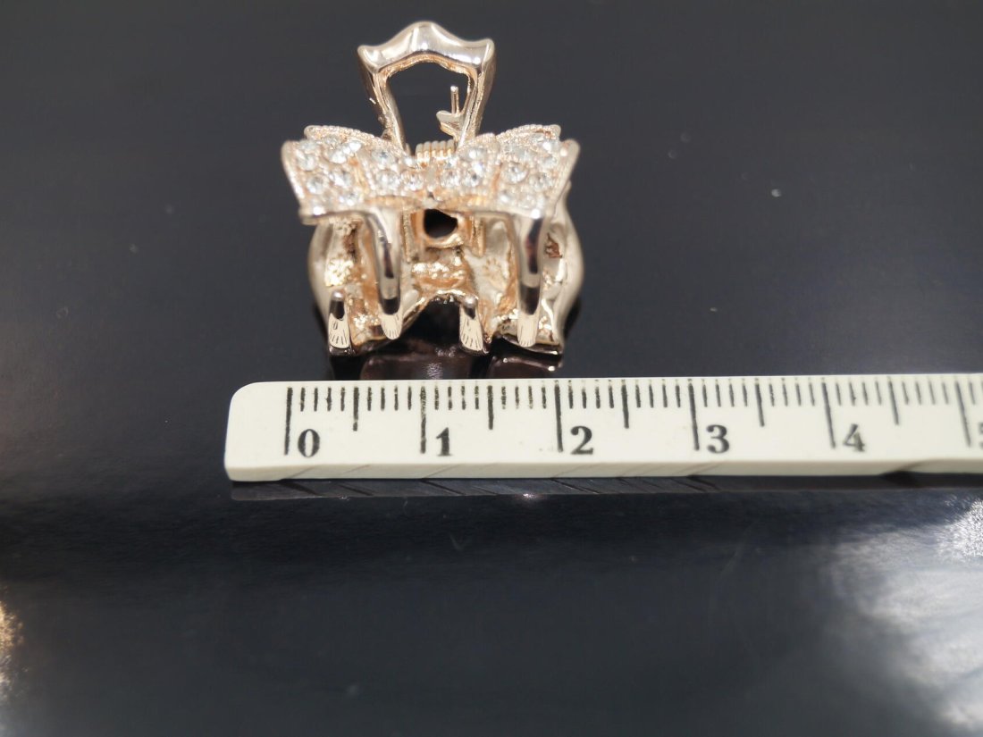 Металеві краби для волосся. &quot;ZAYA&quot; 2.3см. - Кристалік