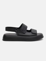 Комфортні шкіряні босоніжки на щодень INNOE 777556-4 Чорний - Innoe