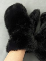 Утеплені хутряні рукавиці для зими INNOE 85005-4 Чорний