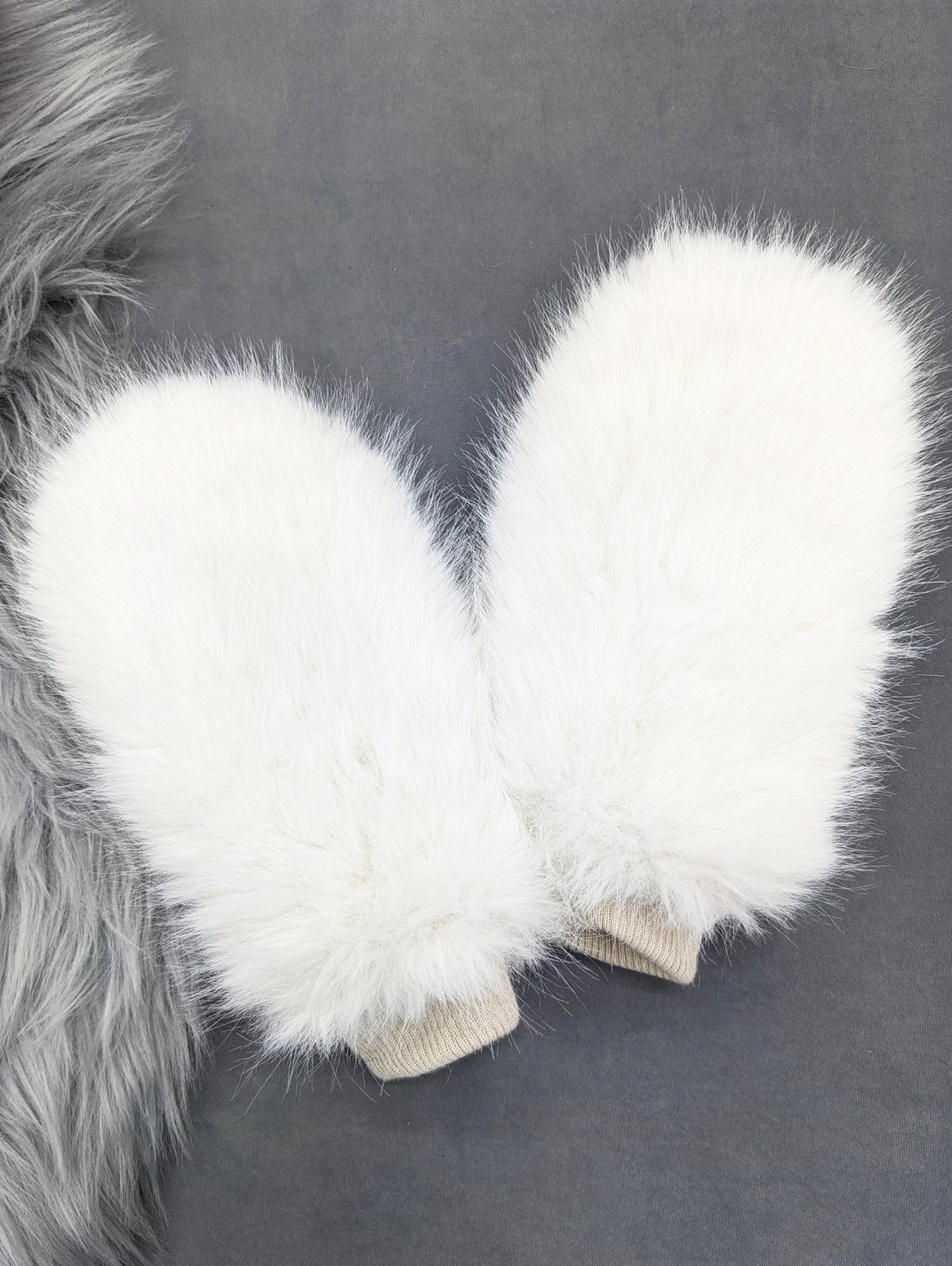 М’які зимові рукавиці з хутром усередині INNOE 85005-1 Білий