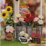 3D Румбокс «Квіткова оранжерея»‎ DIY DollHouse + пилозахисний купол - Купити