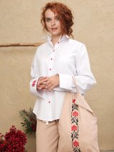 Класична біла бавовняна сорочка 5550196-1