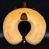 Подушка на шию з ефектом пам'яті Капібара 30 см