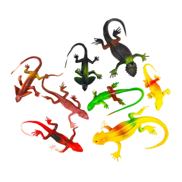 Набір гумових тварин Ящірки 8 штук - Купити