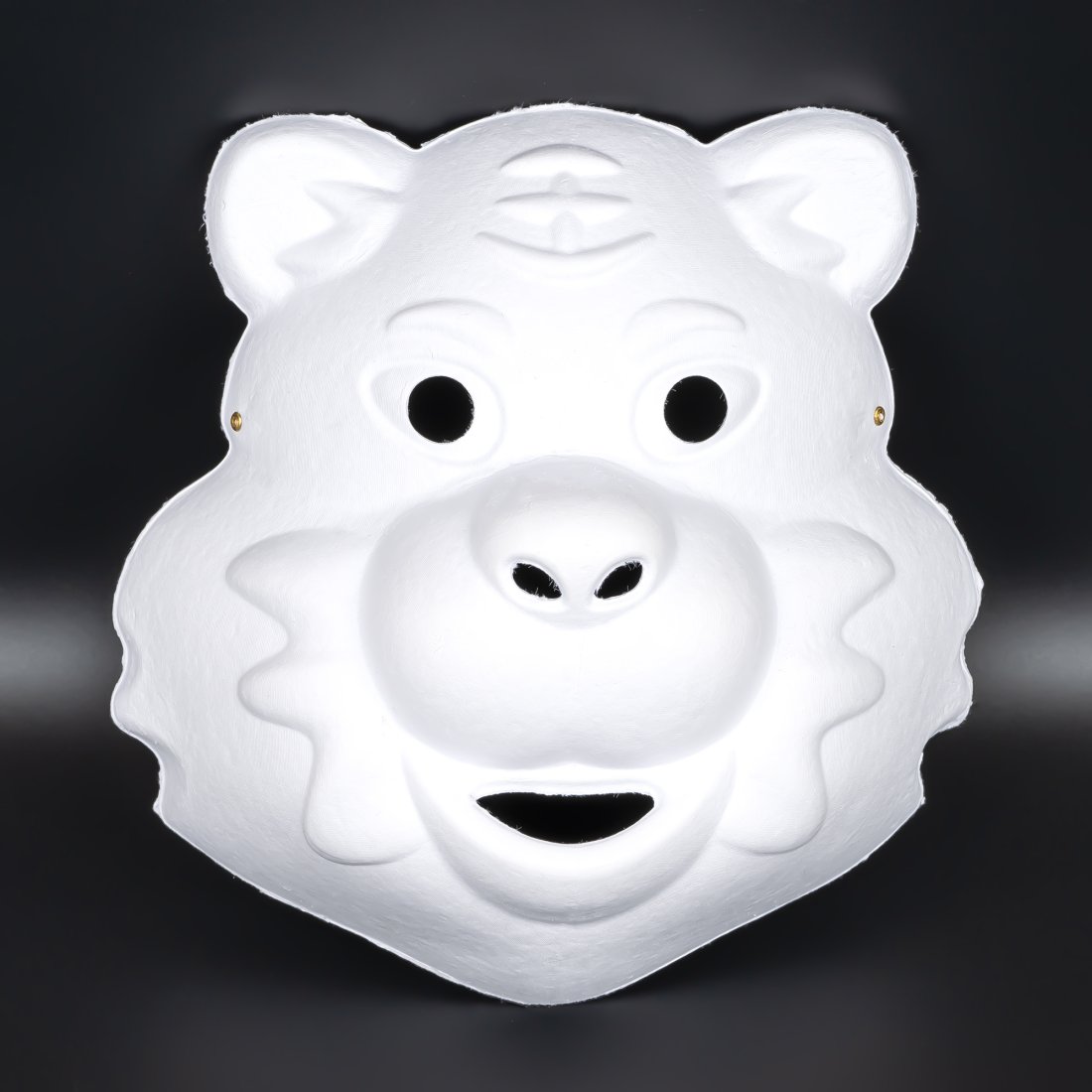 Маска для розмальовки з пап'є-маше Тигр 23 см