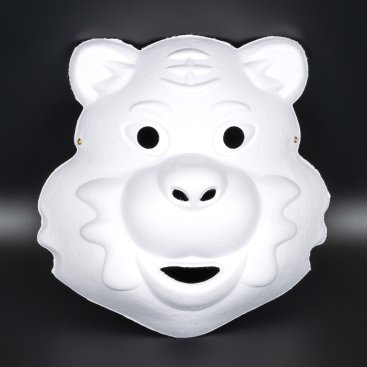 Маска для розмальовки з пап'є-маше Тигр 23 см - Купити