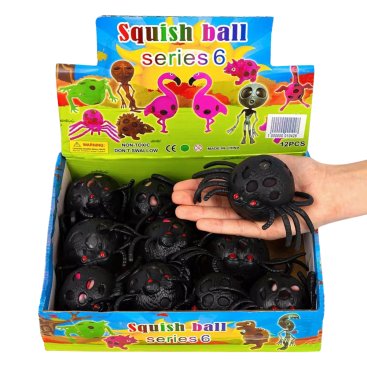 Антистрес Павуки з кров'ю та личинками 6,5 см - Купити