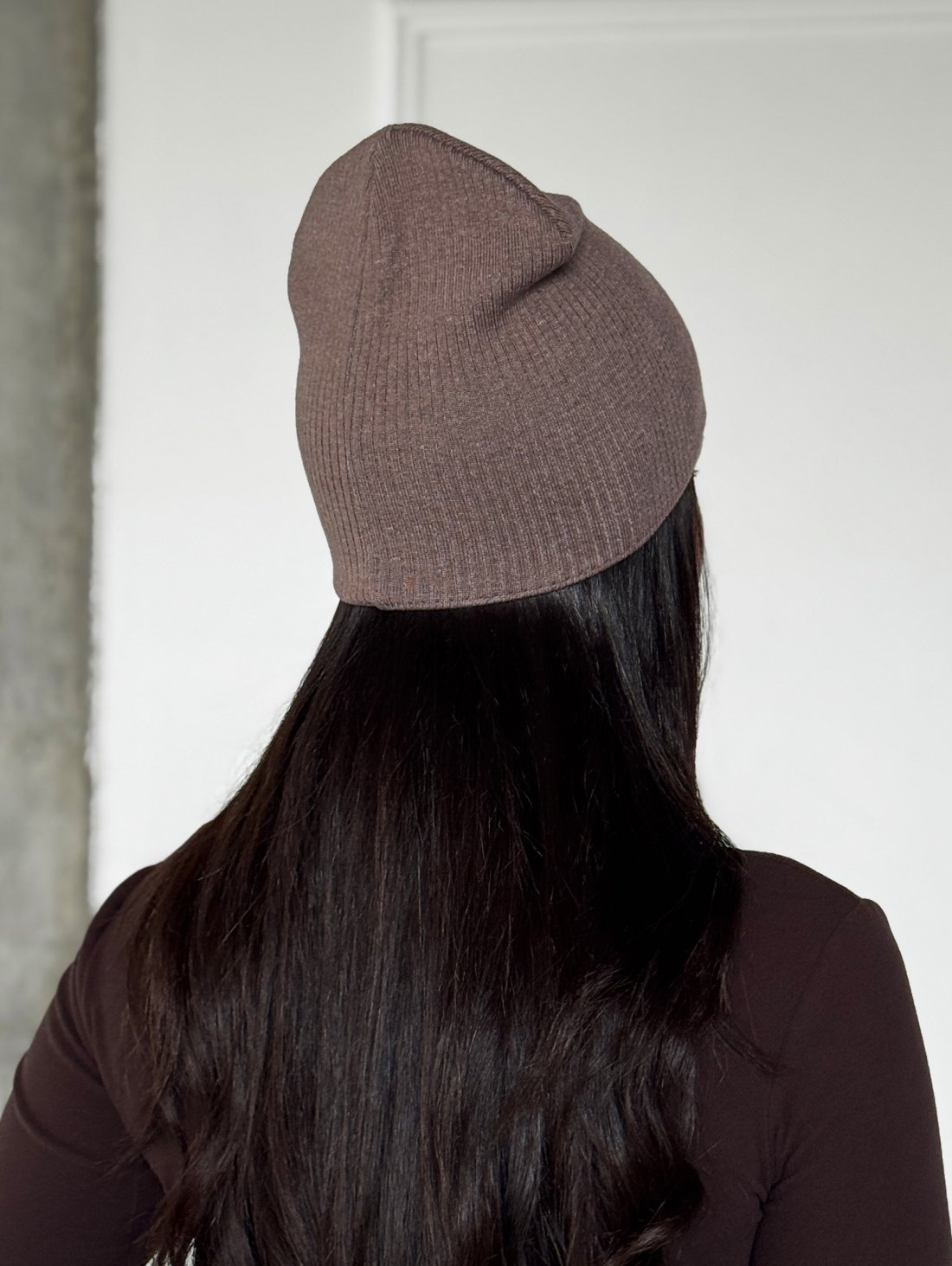 Універсальна шапка Casual Vibe INNOE 950888 Кавовий