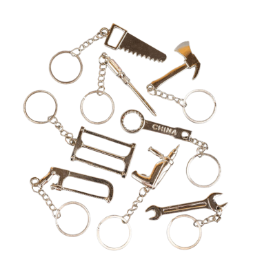 Брелок Інструмент металевий 12 см - Купити