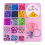 Бісер для плетіння браслетів Кристал 16,5 см