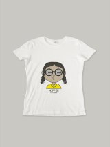 Жіноча футболка, біла з принтом аватара Hopper 065 - Купити