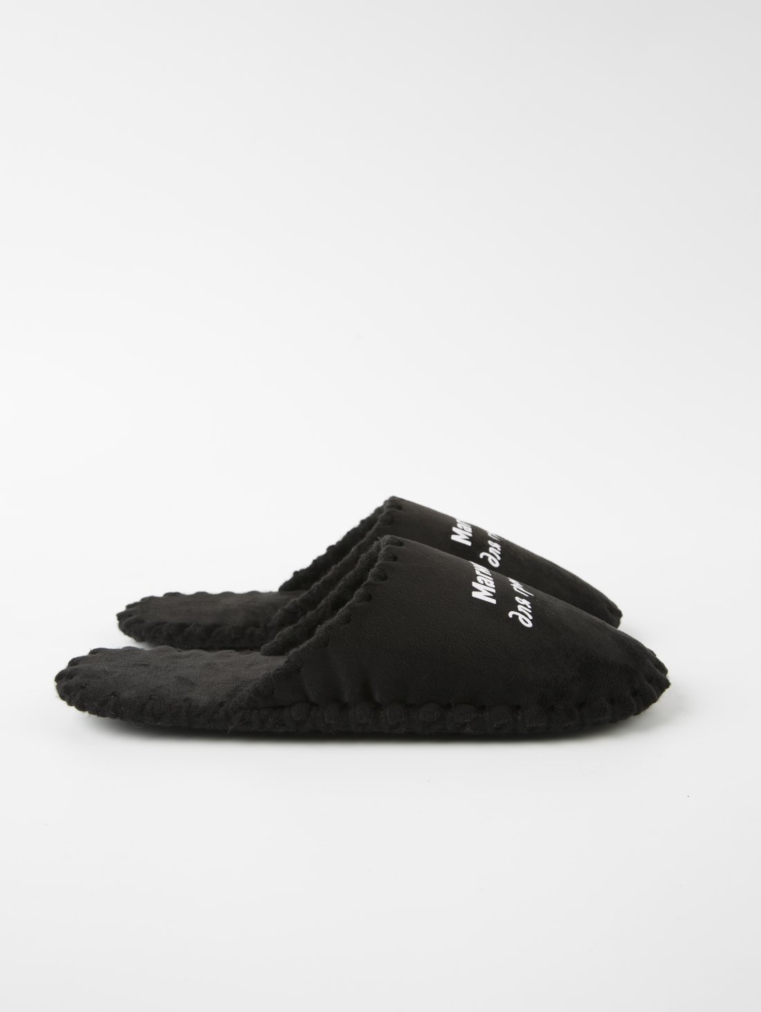 Чоловічі домашні капці Класичні з принтом Магнит для грошей, закриті Чорні