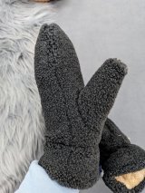 Затишні плюшеві рукавиці — тепло, яке хочеться носити INNOE 85005-3 Чорний