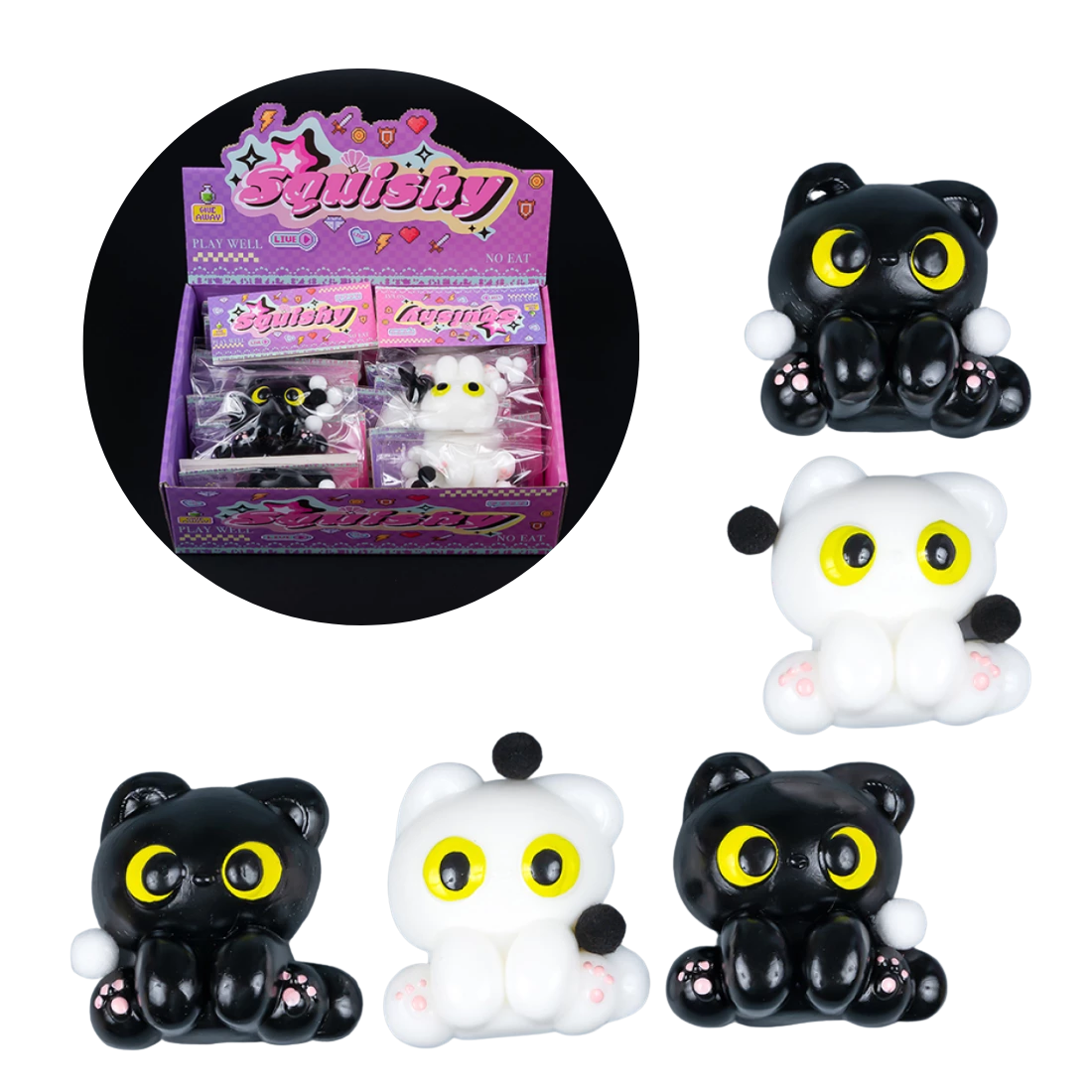 Іграшки антистрес Коти 7 см, 54 г