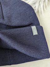 Жіноча шапка класичного фасону INNOE 950118-1 Темно-синій - Innoe