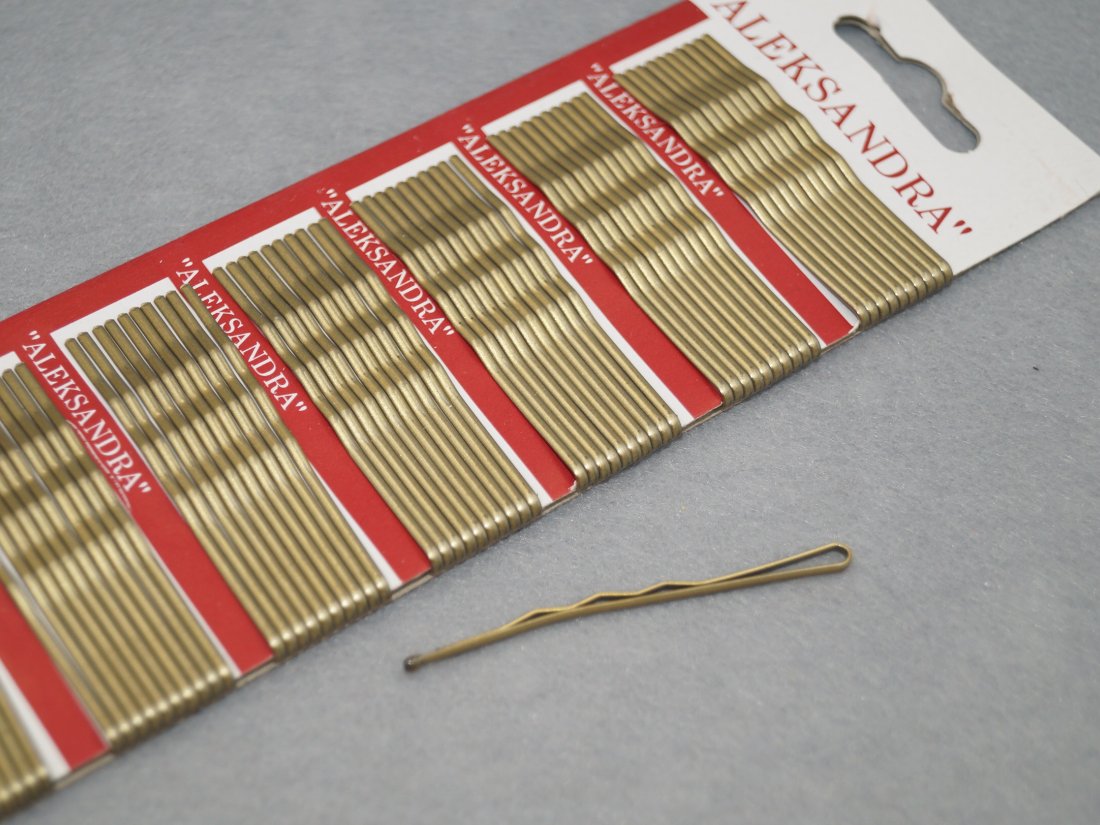 Невидимки для волосся. ALEKSANDRA 5.7 см.