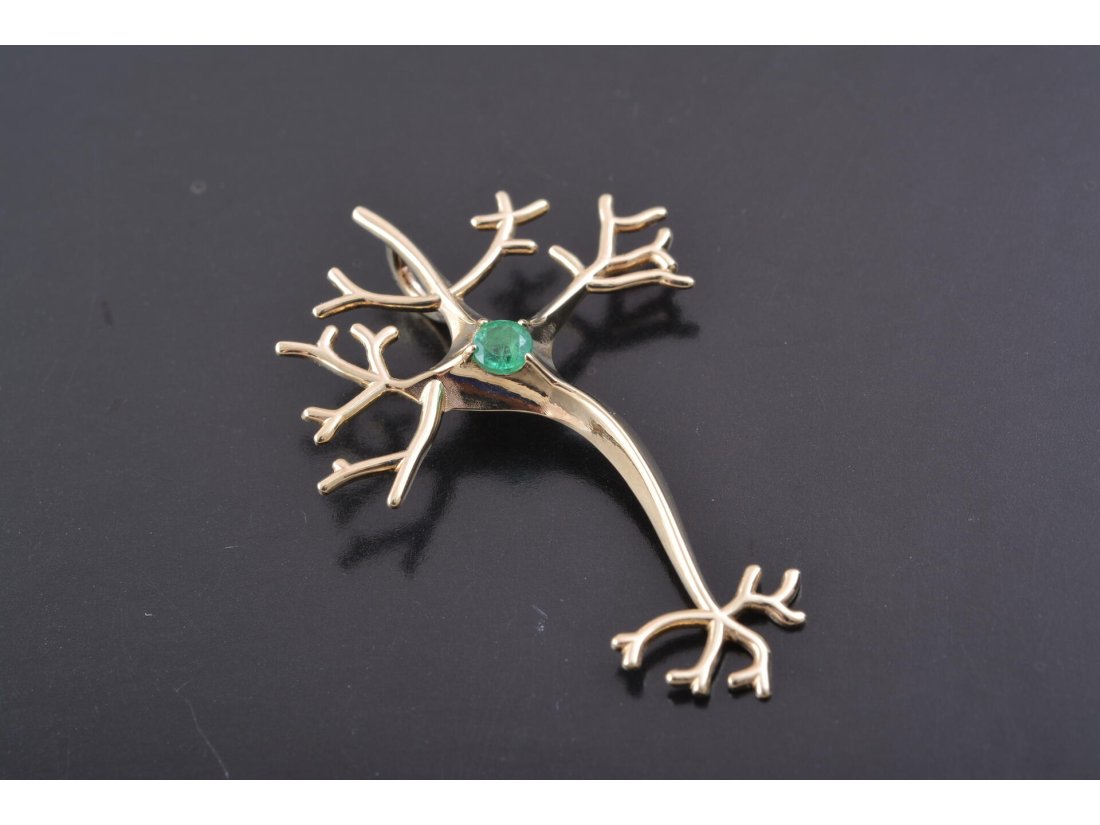 Підвіс «Нейрон» зі смарагдом