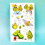 Дитячі перекладні татуювання Авокадо JE-269