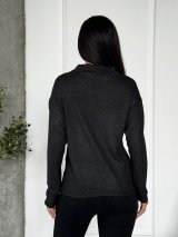 Гольф з люрексовим напиленням INNOE 230208-23 Чорний