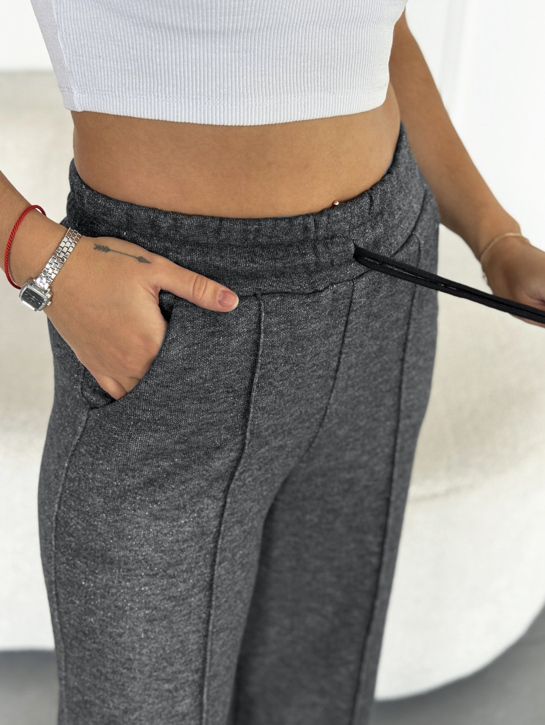 Теплі штани INNOE 300031-1 Сірий Золото - Купити