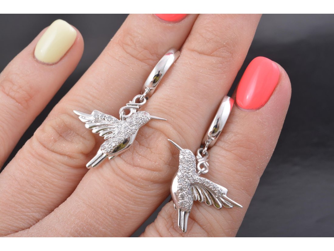 Сережки «Колібрі»