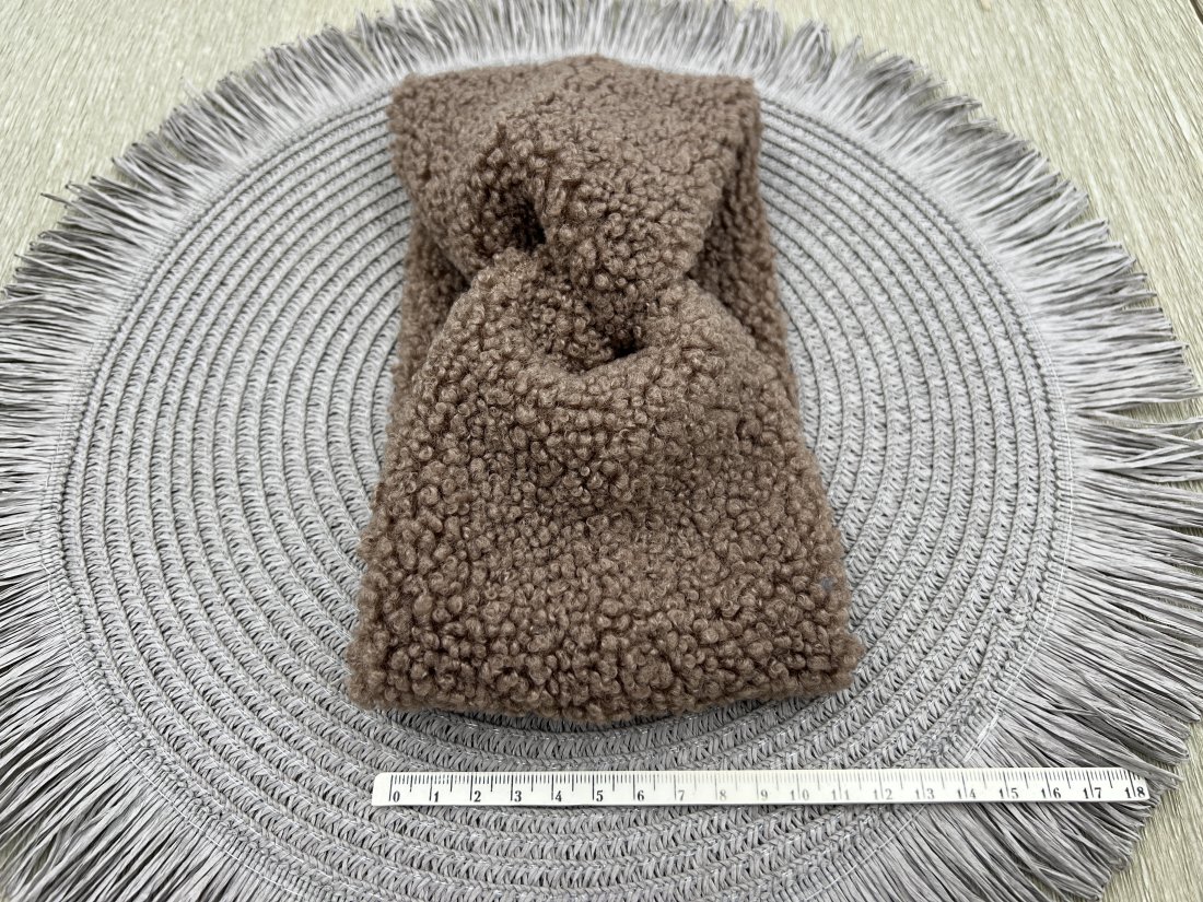 Теплі пов'язки на голову. Чалма Тедді. - Кристалік