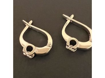 Сережки з діамантами - Фото Сережки з діамантами - Купити