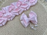 Бантики на Резинці рожевий .
